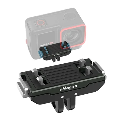 AMAGISN Quick Release Magnetic Mount for Insta360 X5 / Ace Pro 2 / Ace Pro / Ace Camera Adapter Base