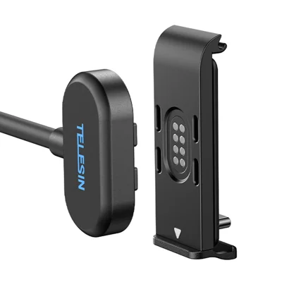 TELESIN S6-CLC-01-TGP For GoPro Hero 13 / 12 / 11 / 10 / 9 Magnetic Charging Cable with Side Cover IPX5 Waterproof Quick Release