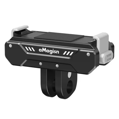 AMAGISN For DJI Osmo 360 / Action 5 / 4 / 3 Metal Magnetic Mount Quick Release Base Action Camera Accessory
