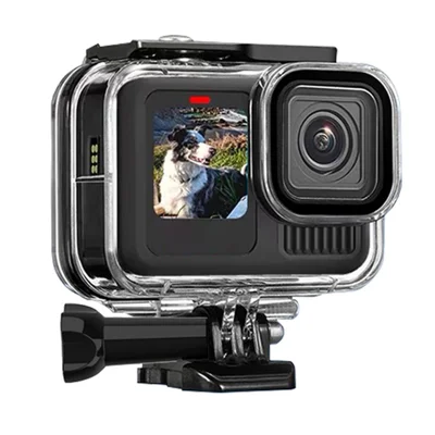Caixa Estanque para Câmera GoPro Hero 13 / 12 / 11 / 10 / 9 à Prova d'Água para Mergulho até 60m
