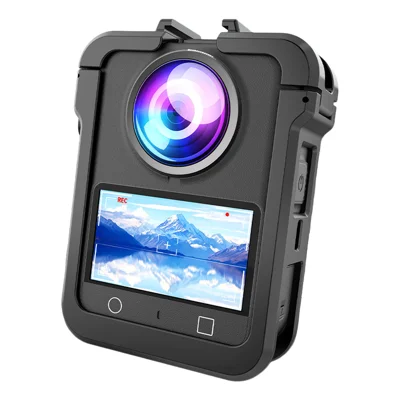 For DJI Osmo 360 Action Camera Protective Case Magnetic Quick Release Frame with Dual Cold Shoe Mount