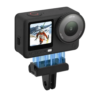 FLYMILE til DJI Osmo Nano / Action 6 Kamera Magnetisk Quick Release Adapter med To Klove Monteringsbase