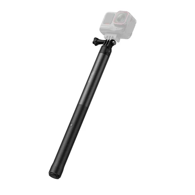 TELESIN S1-CSS-05 Monopode télescopique de 102 cm pour photographie en extérieur, selfie stick portable pour caméra sportive - Noir