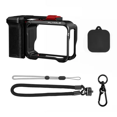 FLYMILE til Insta360 Ace Pro / Ace Pro 2 Street Photography Kit i aluminiumslegering med greb - Sort
