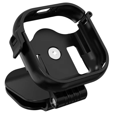 FLYMILE til Insta360 Go Ultra hatklip kamerahold, baseballhat-klip, sportskamera POV-vlog-hold – Sort