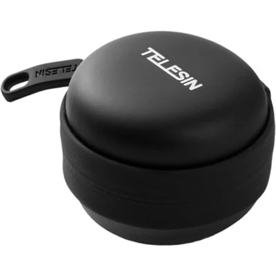 TELESIN S6-PRC-13 Boîtier de stockage pour filtres d'appareil photo d'action avec 4 emplacements pour DJI Osmo Action 6 / 5 Pro / 4 / 3, boîte de transport pour filtres - Noir