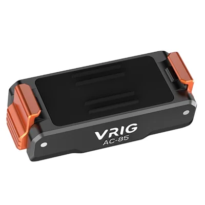 VRIG AC-85 til DJI Osmo Action 6 / Nano Hurtigløsnings-magnetisk ophængsadapter med 1 / 4 tommer gevindhul - Sort
