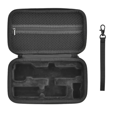 BRDRC Tragetasche für DJI Osmo Pocket 4, Hartschalen-Transporttasche aus Nylon, wasserdichter Schutzbeutel – Schwarz