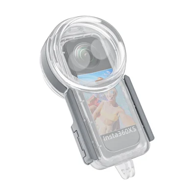 XT-603 For Insta360 X5 Waterproof Diving Case Quick Release Mount 50m Underwater Protective Housing - Transparent