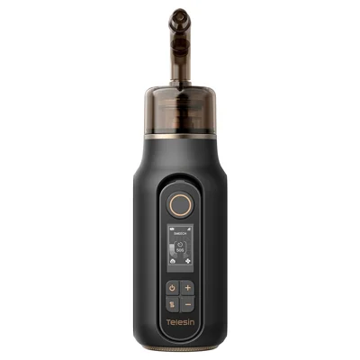 Machine à fumée TELESIN P5-MCS-27, générateur de fumée portable avec télécommande sans fil pour cinéma et photographie - Noir