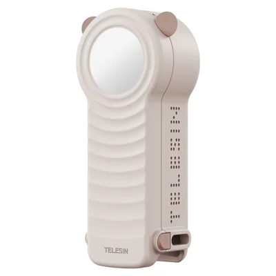 TELESIN S6-FMS-29WH-TDJ pour DJI Osmo Pocket 4 / 3 Housse de protection en PC + TPU avec sangle d'épaule - Blanc