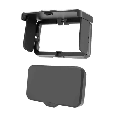 Bildschirmschutzhaube für DJI Osmo Pocket 4P / 4 / 3 Anti-Blendung, klappbare schützende Bildschirmschutzhülle - Schwarz