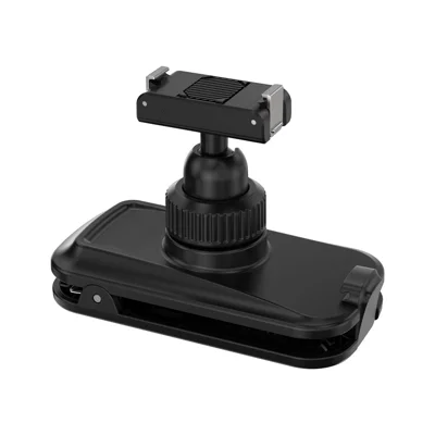 Für DJI Osmo Nano / Action 6 Magnetischer Rucksackclip 360-Grad-verstellbarer Schnellverschluss-Halter – Schwarz