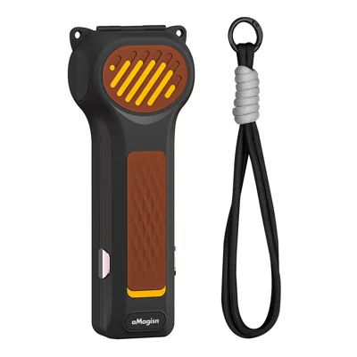 AMAGISN BD75-väska för DJI Osmo Pocket 4P ABS + Silicon stötväggad damm- och vattentät skyddsväska - Svart