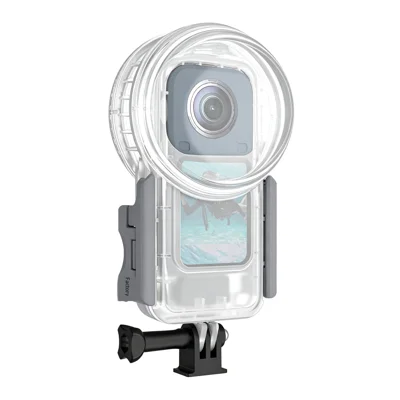SEA FROGS SF360 per Insta360 X6 Custodia Impermeabile IPX8 con Sistema di Sblocco Rapido Anticondensa, Custodia Subacquea 50 m