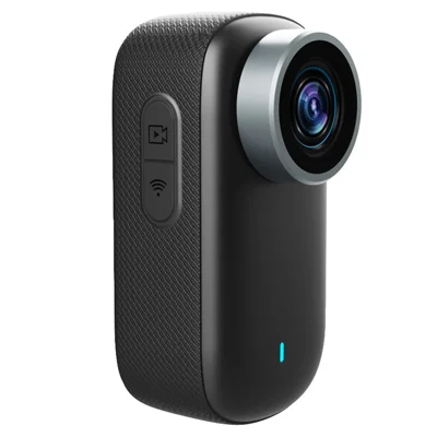 T8 2K Mini Thumb Camera Wide Angle Magnetic IP67 Waterproof Portable Action Camera for Cycling Sports - Black