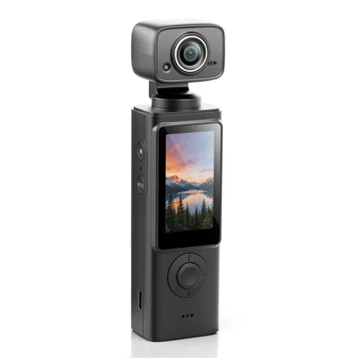 A20 Handheld Action Camera 2K Ultra HD Vlog 330min Battery Life Camera for Outdoor Sports Travel - Black