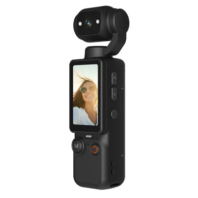 Q7 Handheld Action Camera 180 Degree Rotating Lens Autofocus Vlog Camcorder (without TF Card) - Black