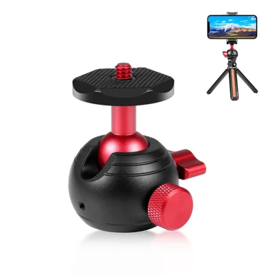 PULUZ PU3104R Ball Head Adapter for Tripods 360° Panorama Metal Ball Joint with Quick-Release System