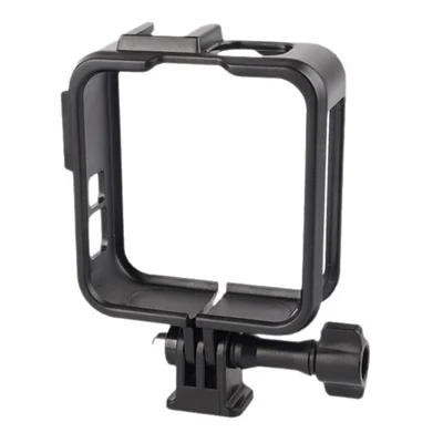 For GoPro MAX2 Hard PC Camera Cage Expansion Frame Protective Case with Cold Shoe Mount Action Camera Accessory