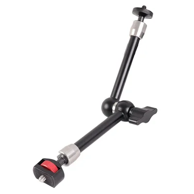 C119 11 Inch Camera Monitor Mount Phone Microphone Stand Magic Arm Articulating Arm for Tripod Live Streaming Accessories