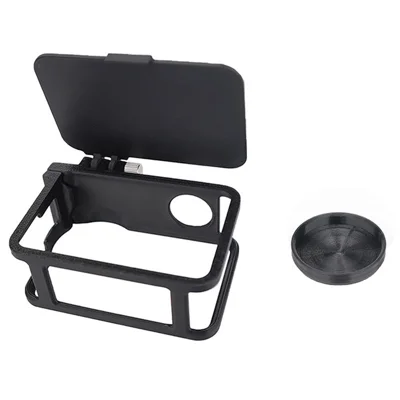 915609-11 Extension Frame Sunshade Camera Protective Case for DJI Osmo Action 6 Anti-Scratch Cover Protector with Lens Cap