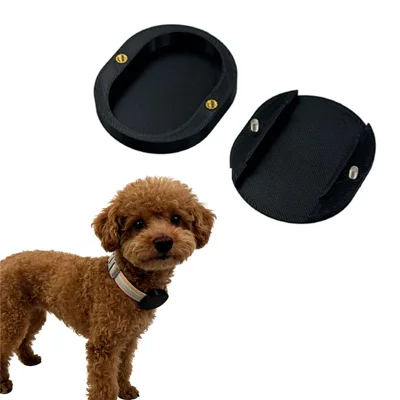 915810 For Xiaomi Tag Pet Collar Mount Engineering Plastic Anti-lost Tracker Protective Case - Black