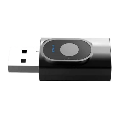 T8 2 in 1 Bluetooth-kompatibler 6.0 Sender-Empfänger 15 m Übertragungsreichweite 3,5-mm-AUX-USB-Adapter für TV Auto-Stereoanlage – Schwarz