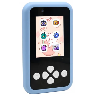 KDC-0027A 2.4-inch Screen Kids Camera Built-in Games Creative Filters Rechargeable HD Digital Camera Toy - Blue