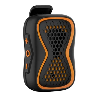 Clip-On Bluetooth-compatible Speaker Magnetic Waterproof IPX5 TWS Stereo Mini Wireless Subwoofer for Sports - Black