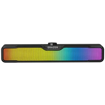 ERAZER W113 Desktop RGB Speaker Bluetooth-compatible 5.4 6W Stereo Sound USB Wired Speaker (Invested By Lenovo) - Black