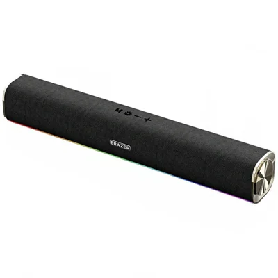 ERAZER W118 Desktop RGB Speaker Bluetooth-compatible 5.4 10W Stereo Sound USB Wired Speaker (Invested By Lenovo) - Black