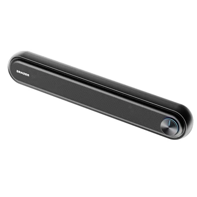 ERAZER W117 Desktop Soundbar RGB Lighting Bluetooth-compatible 5.3 USB Powered 3.5mm Audio Speaker for Gaming (Invested By Lenovo) - Black