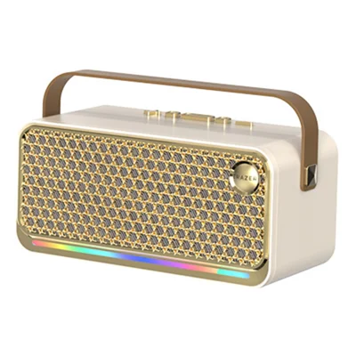 ERAZER B08 Bluetooth-compatible Speaker 10Wx2 RGB Lighting TWS Portable Subwoofer for Outdoor (Invested By Lenovo) - Warm White