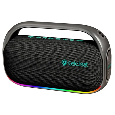 CELEBRAT SP-32 100W Portable Wireless Speaker with RGB Light IPX6 Waterproof 8000mAh Power Bank for Outdoor Party - Black