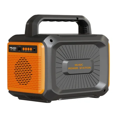 YY-202 220V 100W Portable Power Station Bluetooth-compatible Speaker LED Light for Camping