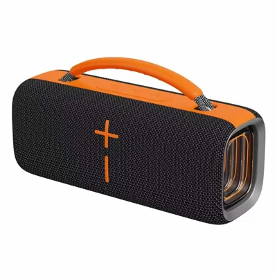 P18 20W Portable Wireless Speaker, Bluetooth-compatible 5.4, TWS Pairing, RGB Lights, 3600mAh Battery - Black