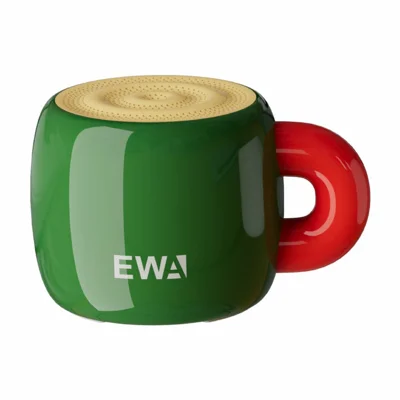Haut-parleur portable Bluetooth EWA A163 de forme en tasse, 5 W, portée de 10 m, radiateur passif orienté vers le bas, batterie 700 mAh - Vert