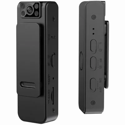 L8+ WiFi HD 1080P Mini Camera Back Clip Bodycam Voice and Audio Recorder for Law Enforcement