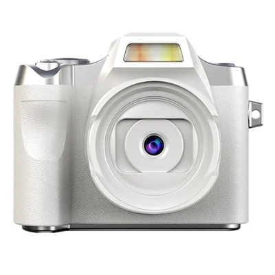 LK-011 1.54 Inch Mini Digital Camera for Students Portable Retro HD Video Recording CCD - White