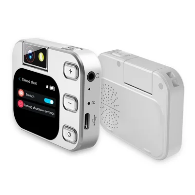 X19 Fotocamera Digitale con Schermo Touch da 2,0 Pollici con Obiettivo Girevole, Registrazione Video HD, Lettore MP3