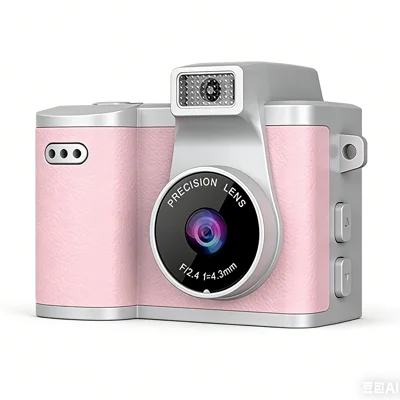 X8 Retro Mini Camera Thumb Size 0.96 Inch IPS Screen 1080P HD Video Recorder Built-in Flash - Pink
