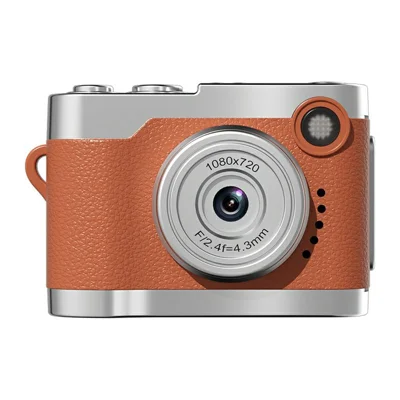 M36 0.96 Inch Mini Thumb Camera LED Flash 1080P HD Digital Camcorder with Beauty Filter for Photography - Orange