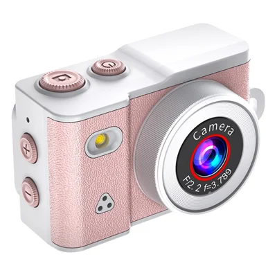 A86 1080P HD-video迷你 nøglehængerkamera med 1,47 tommer berøringsskærm til fotografering - Pink