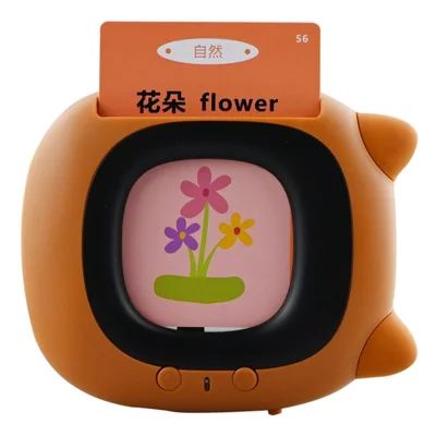 KDC-0024 Talking Flash Cards Educational Toys Learning Toys for Toddlers (English Version) - Coffee