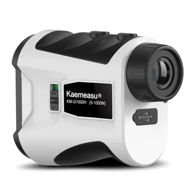 KAEMEASU KM-G1000H Golf-afstandsmåler 5-1000 m Laser-afstandsmåler - Hvid