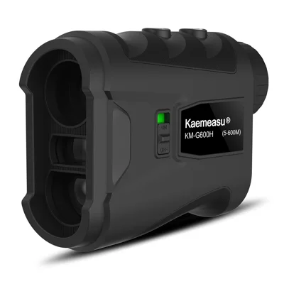 KAEMEASU KM-G600H Golf-afstandsmåler 5-600 m Laser-afstandsmåler - Sort