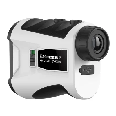KAEMEASU KM-G450H Golf-afstandsmåler 5-450 m Laser-afstandsmåler - Hvid