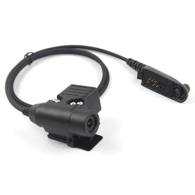 Ham Radio Walkie Talkie U94 PTT Headset Adapter for Motorola GP140 / GP320 / GP328 / GP338 / GP380