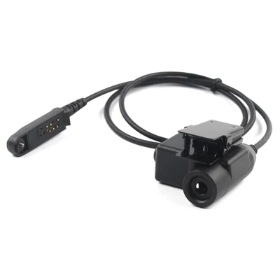 For Baofeng UV-9R / UV-9R Plus / UV-XS Ham Radio Walkie Talkie U94 PTT Headset Adapter